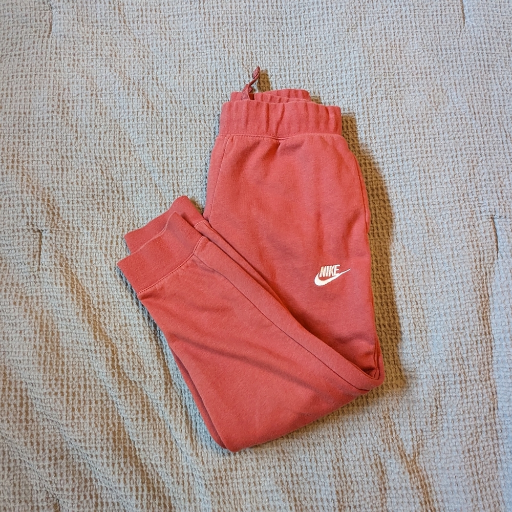 Dusty Rose Nike Joggers